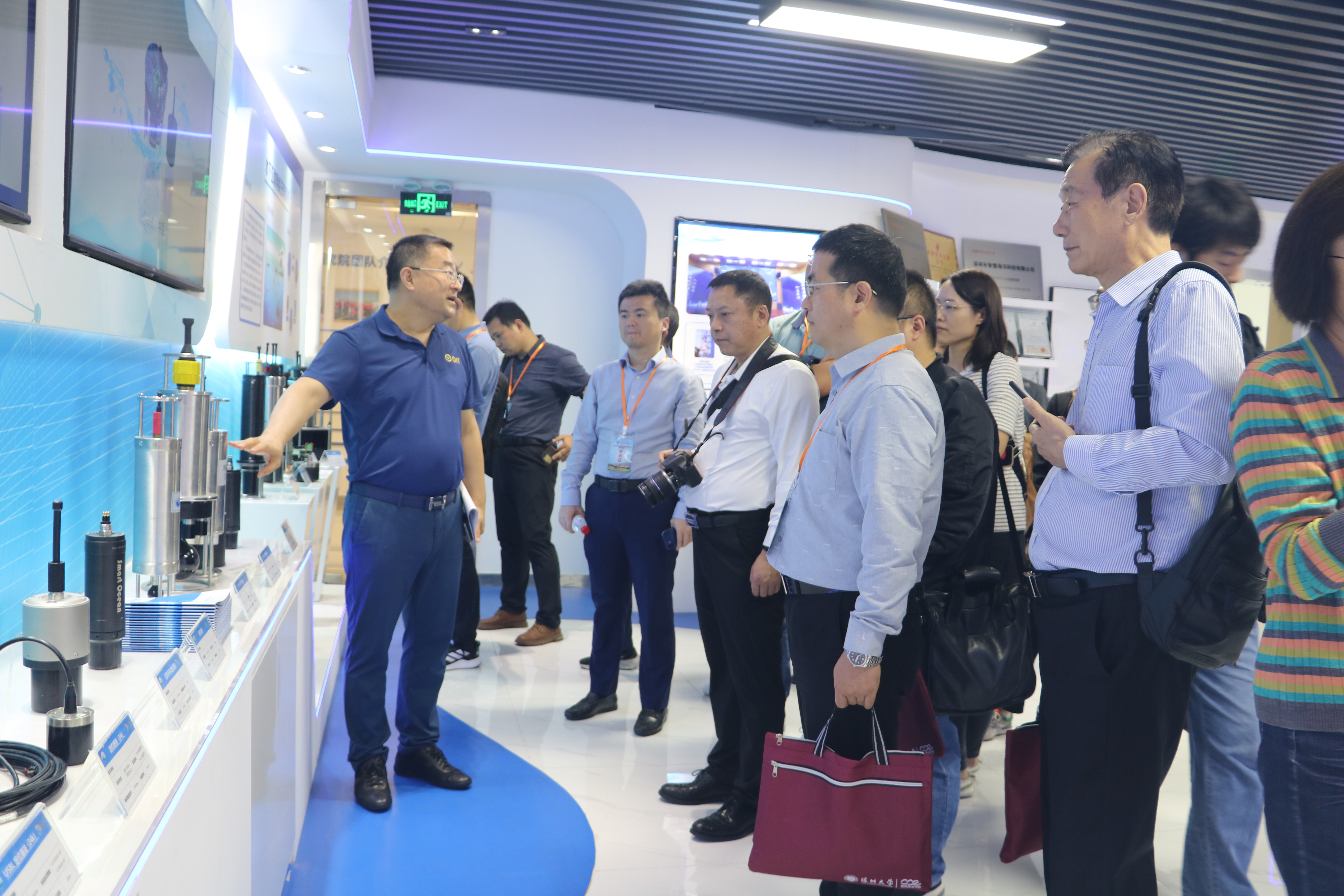 “深地深海科技(jì)創新高(gāo)地打造”高(gāo)級研修班莅臨産業研究院參觀學習(圖1)